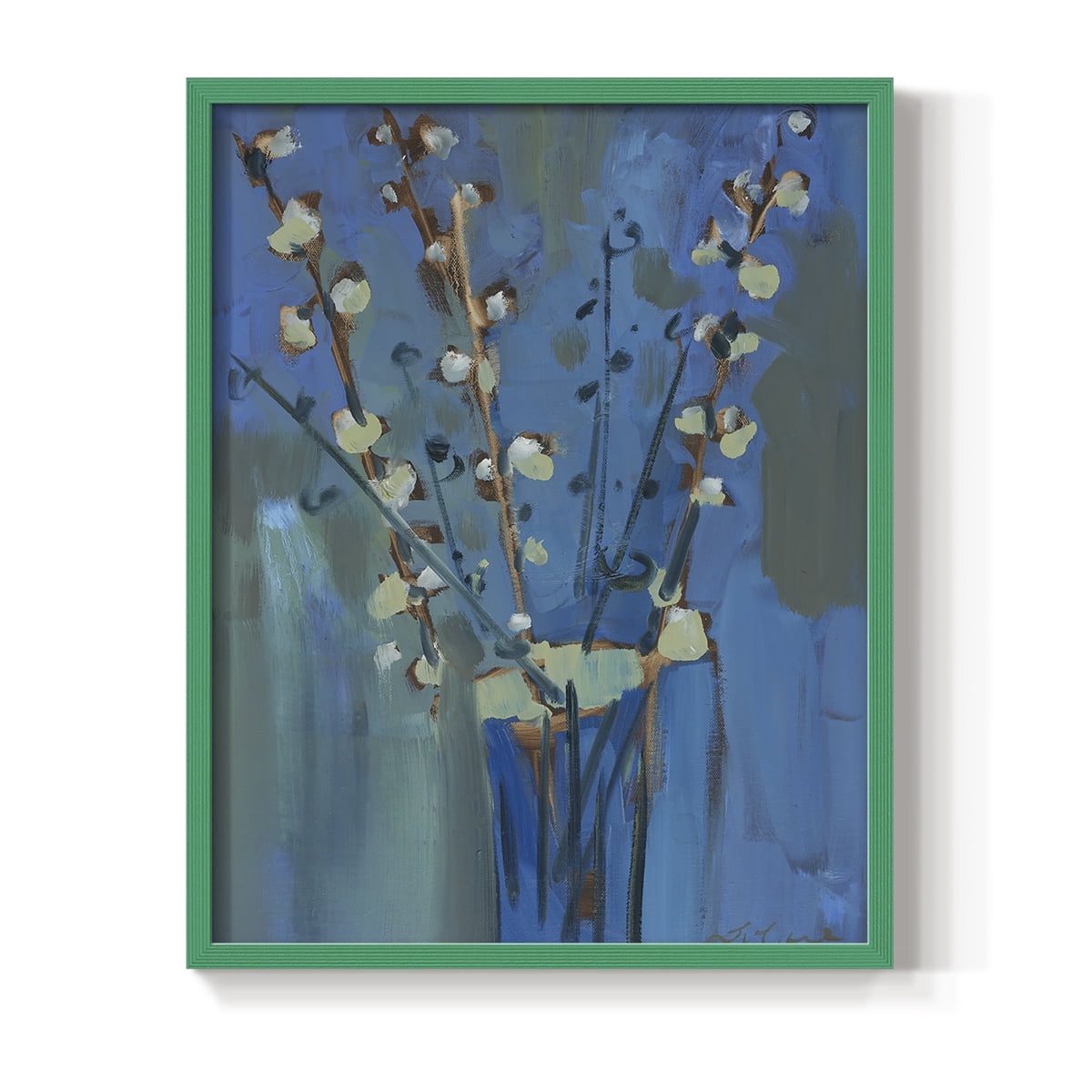 Winter Willow II Framed Print - Solid Wood in Single Picture Frame Solid Wood 2 Framed Print