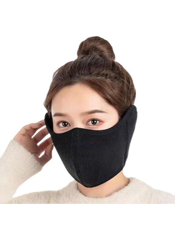 Winter Windproof Fleece Face Mask & Ear Protector for Cycling Motorcycle Skiing