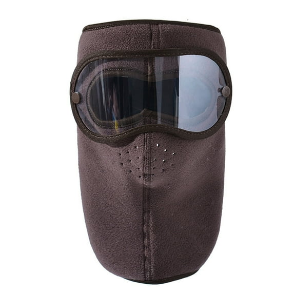 Winter Windproof Riding Mask, Full Face Cover Balaclava, Thermal Fleece Breathable, Anti Fog Goggles, Cycling Ski Snowboarding