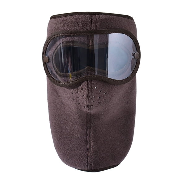 Winter Windproof Riding Mask, Full Face Cover Balaclava, Thermal Fleece Breathable, Anti Fog Goggles, Cycling Ski Snowboarding