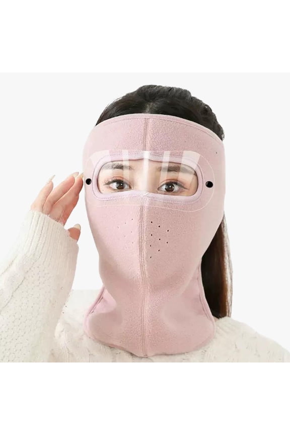 Full Face Balaclava Ski Mask with Anti-Fog Goggles - Windproof Thermal Neck Warmer for Winter Outdoor Sports, Cycling, Skiing