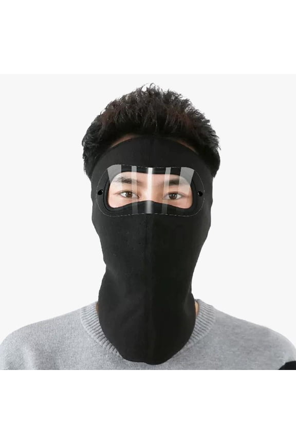 Full Face Balaclava Mask with Anti-Fog Goggles - Windproof Thermal Neck Warmer for Skiing, Cycling, Outdoor Winter Sports