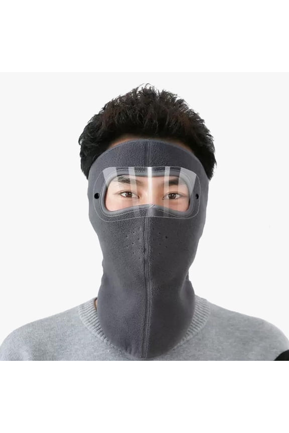 Full Face Balaclava with Anti-Fog Goggles - Windproof Thermal Winter Mask for Skiing, Cycling, Outdoor Sports