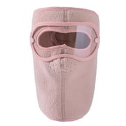 Winter Windproof Riding Mask, Full Face Cover Balaclava, Thermal Fleece Breathable, Anti Fog Goggles, Cycling Ski Snowboarding
