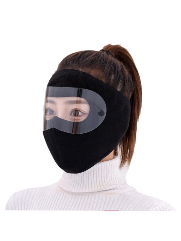 Winter Windproof Riding Mask, Full Face Cover Balaclava, Thermal Fleece Breathable, Anti Fog Goggles, Cycling Ski Snowboarding