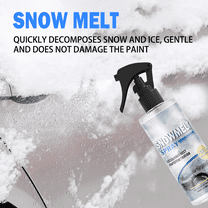 Winter Windshield De-Icer Spray, Fast Acting Ice Melter for Car Windows, Locks & Mirrors, Anti-Freeze Solution for Auto Glass, Safe for Paint & Wipers, All-Season Vehicle Ice Removal Spray