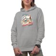 thumbnail image 1 of Winter Wishes & Snowflake Kisses with Painting Art of a House in Winter Season Merch Gift, Heather Grey Hooded Sweatshirt or Hoodie, 3XL, 1 of 5