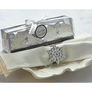 Winter Wishes Snowflake Napkin Rings