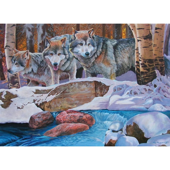 Winter Wolves 1000 Piece Puzzle
