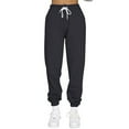 thumbnail image 1 of Winter Women Casual Warm Drawstring Hight Waist Elastic Long Pants Sportpants Trousers Tracksuit With Pocket Ladies Sweat Pants Tan Sweatpants Petite Sweatpants for Women Womens Casual Pants Petite, 1 of 8