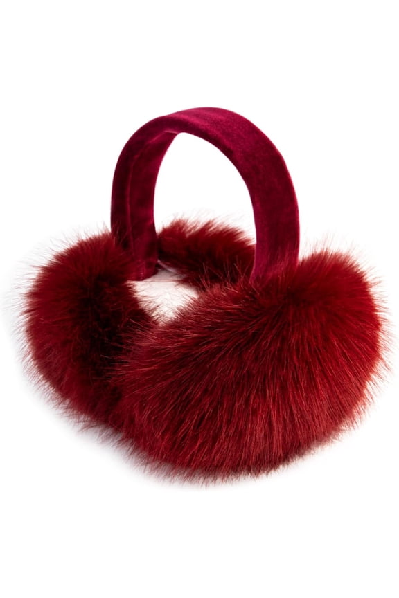 Winter Women Earmuffs Furry Faux  Ear Muffs Fluffy Comfy Ear Warmer Girls Foldable  Plush Ear Covers