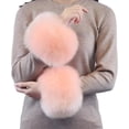 thumbnail image 1 of Winter Women Fuzzy Arm Warmers Girls Faux Fur Short Wrist Cuffs Fluffy Soft Wrist Cover Ankle Warmer, 1 of 6