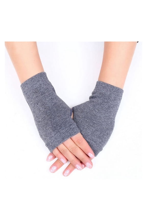 Winter Women Half Finger Gloves,Hand Wrist Arm Wamer Crochet Knitting Gloves ,Flexible and Comfortable