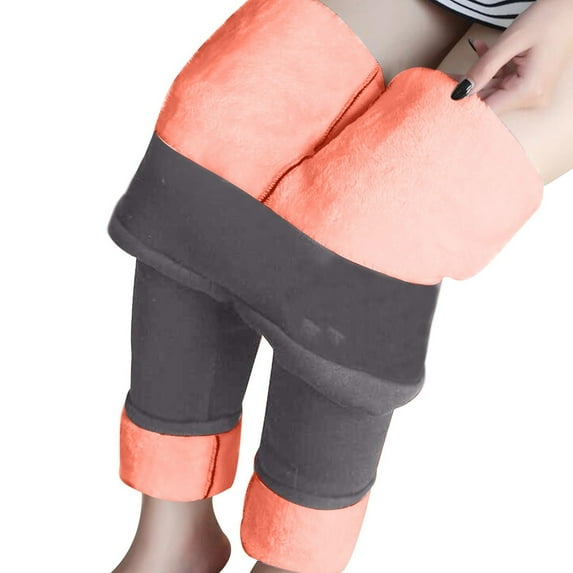 Winter Women Keep Warm Solid Color Fashion Casual Long Pants Slim Fit Thickening Stretchy High Waist Leggings Mens Ski Thermals Top And Bottom Set Womens Thin Thermal Underwear Long for Men Set Womens