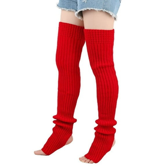 Winter Women Leggings Extra Long Leg Warmers New High Socks Women