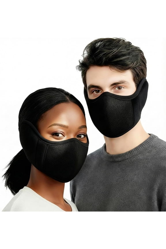 Winter for Women Men -1/2/4pcs Warm Fleece Half Balaclava for Cold Weather, Windproof Nose Warmer for Skiing, Running&Cycling, Cubre Bocas para El Frio Breathable Washable