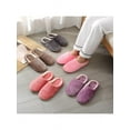 thumbnail image 1 of Winter Women Men Shoes Warm Ladies Home Anti-Slip Slippers Furry Plush Footwear House Indoor, 1 of 4