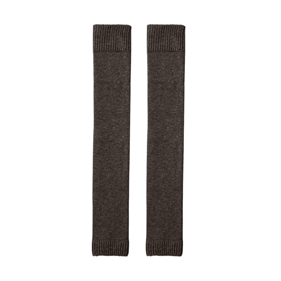 Winter Women's Thick Leg Warm Velvet Knee Socks Thermal Cozy Long Tube Socks in Coffee Brown