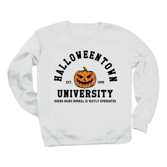 Winter Womens Pullover Sweatshirts Long Sleeve Sweaters Halloweentown T Shirt Halloweentown Vintage Halloween For Or Men Shirts Tops