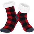 thumbnail image 1 of Winter Womens Warm Fluffy Slipper Socks, Soft Cozy Fuzzy Christmas Sock with Non-Slip Grippers for ladies Gifts, 1 of 7
