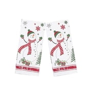 Winter Wonder Lane Christmas Towels, Snowman Towels for Kitchen Cleaning, 2 Piece Set, Red