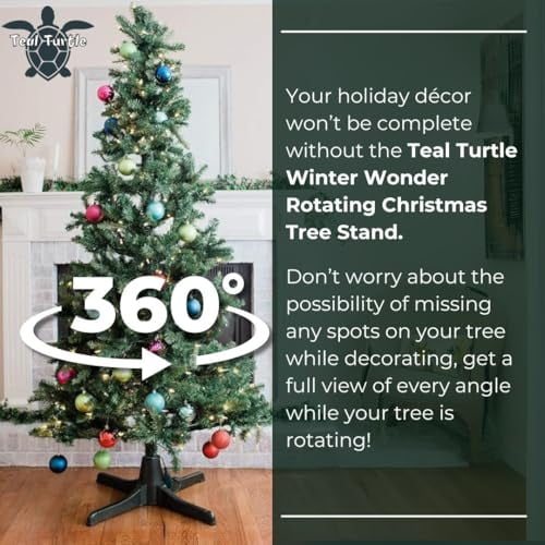 Winter Wonder Rotating Christmas Tree Stand for Artificial Trees