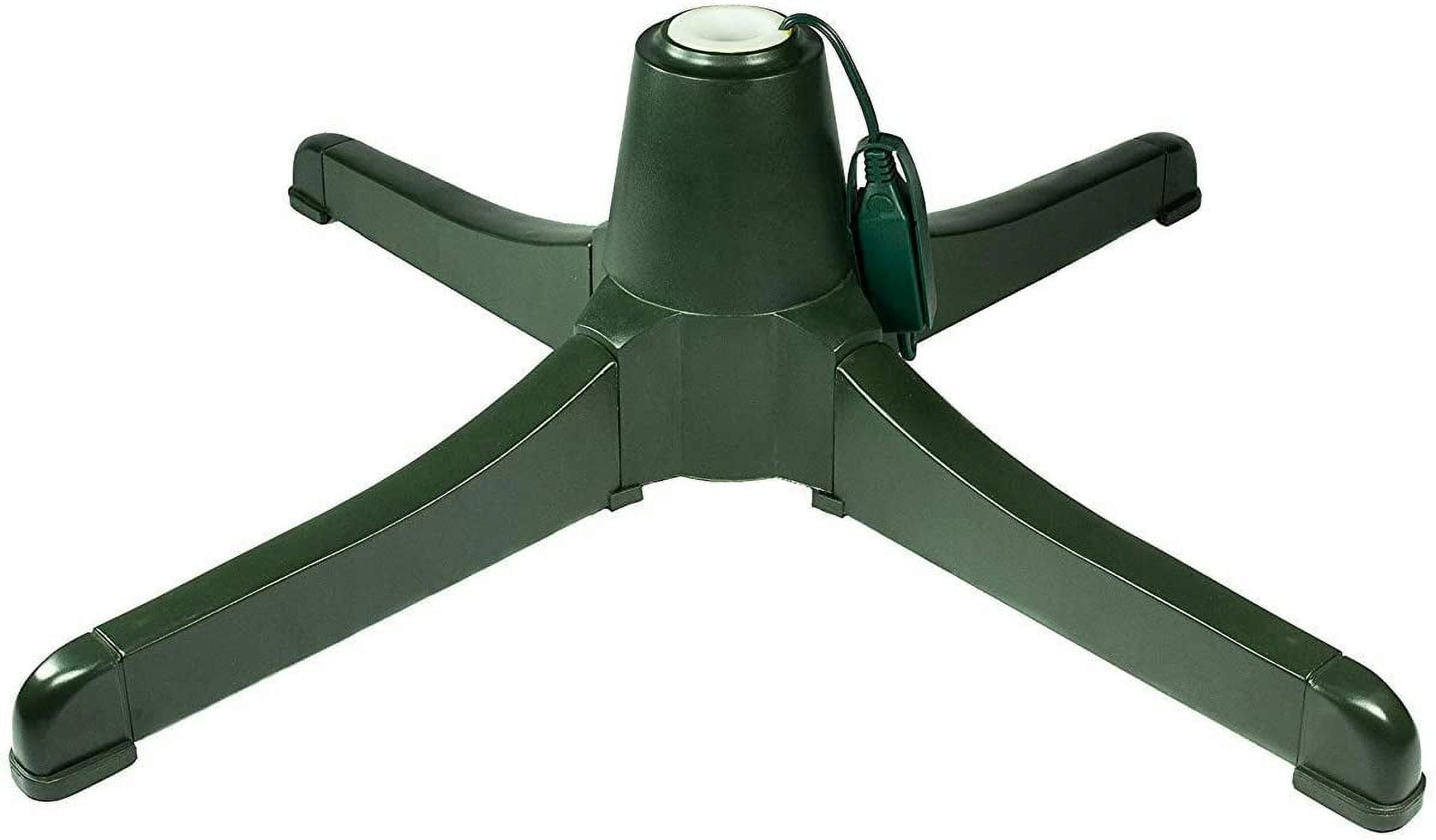 Green Rotating Christmas Tree Stand for Artificial Trees