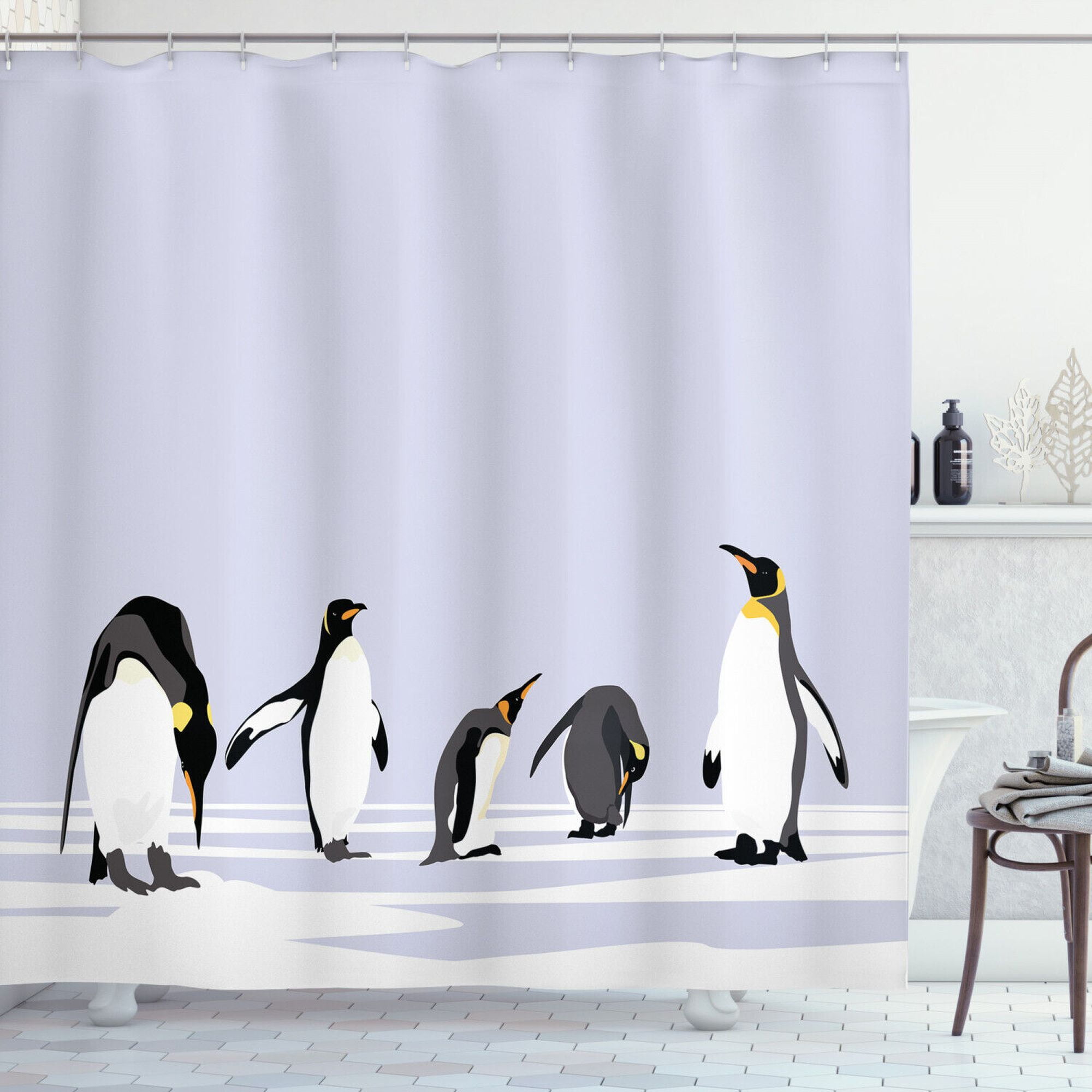 Winter Wonderland Arctic Wildlife Shower Curtain