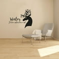 thumbnail image 1 of Winter Wonderland Christmas Quote Reindeer Holiday Seasons Merry Christmas Santa Claus Quotes Vinyl Design Wall Sticker Art Decal Boys Girls Room Bedroom Decors Stickers Decoration Size (18x20 inch), 1 of 3
