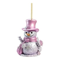 Winter Wonderland Christmas Snowman Ornament Christmas Tree Decoration Indoor Outdoor Christmas Hanging Decoration