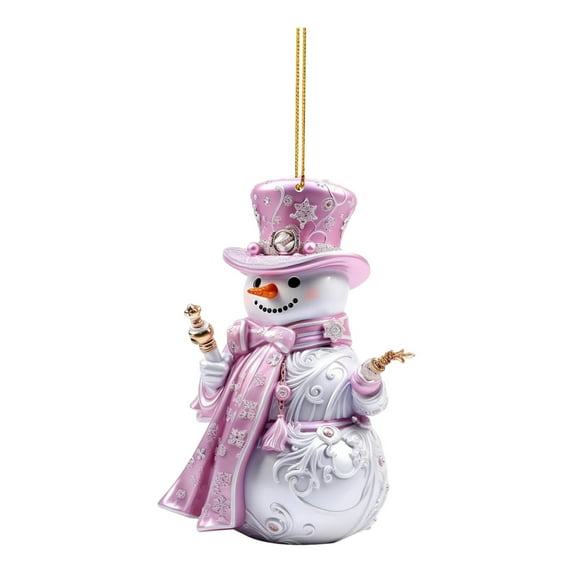 Winter Wonderland Christmas Snowman Ornament Christmas Tree Decoration Indoor Outdoor Christmas Hanging Decoration