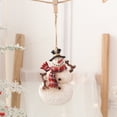 thumbnail image 1 of Winter Wonderland Christmas Snowman Ornament Resin Christmas Tree Decoration Indoor Outdoor Christmas Hanging Decoration, 1 of 6