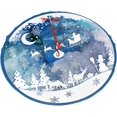 thumbnail image 1 of Winter Wonderland Christmas Tree Skirt 36" for Xmas Halloween New Year Holiday Party Home Tree Mat Decor Ornaments Decoration, 1 of 6