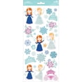 thumbnail image 1 of Winter Wonderland Glitter Stickers 5.5 Inch X 12 Inch 2/Pkg-Prince, 1 of 1