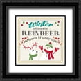 thumbnail image 1 of Winter Wonderland I on White 2x Matted 20x20 Black Ornate Framed Art Print by Penner, Janelle, 1 of 2