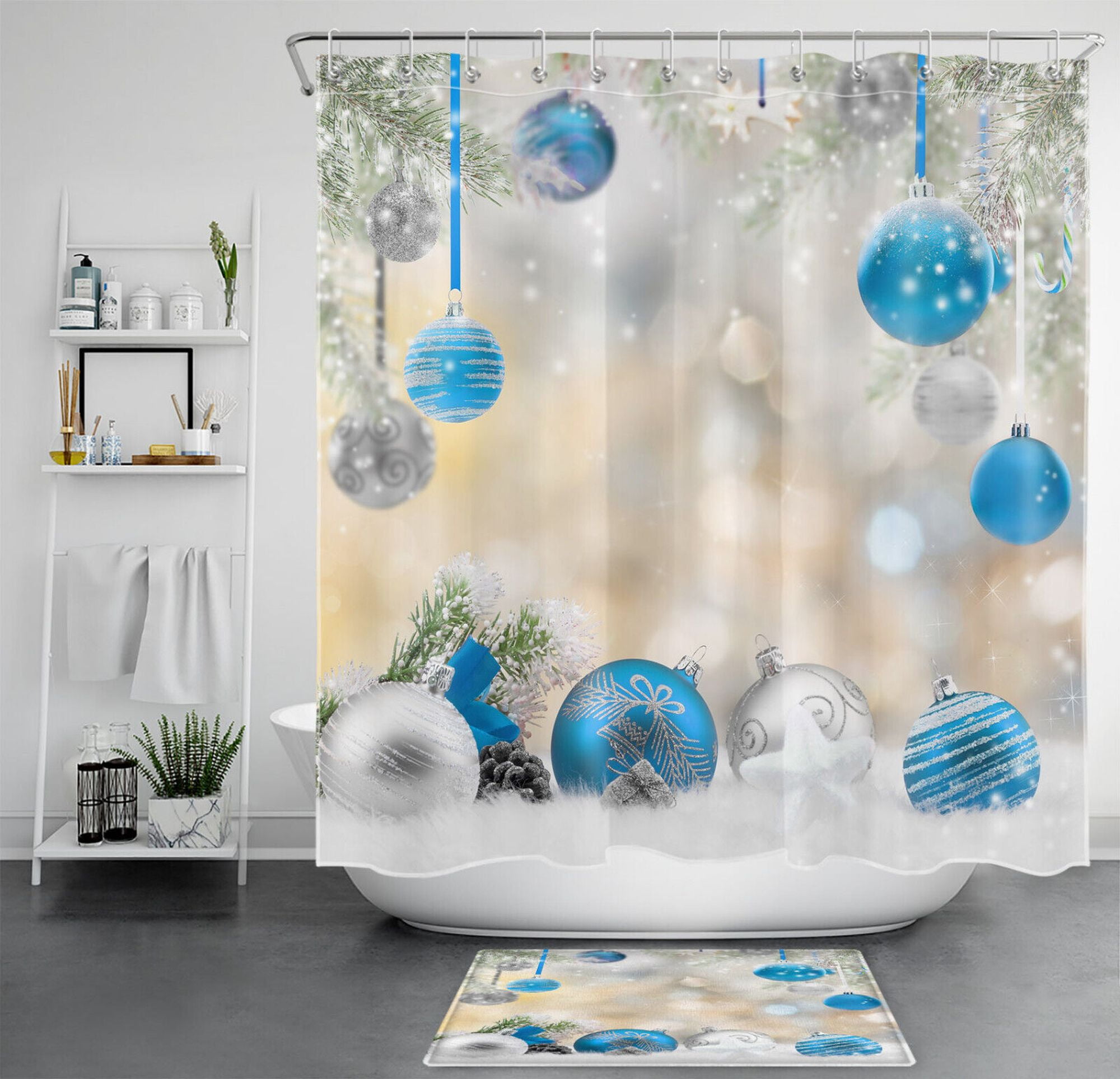Winter Wonderland Shower Curtain Bring the Magic of Winter to Your