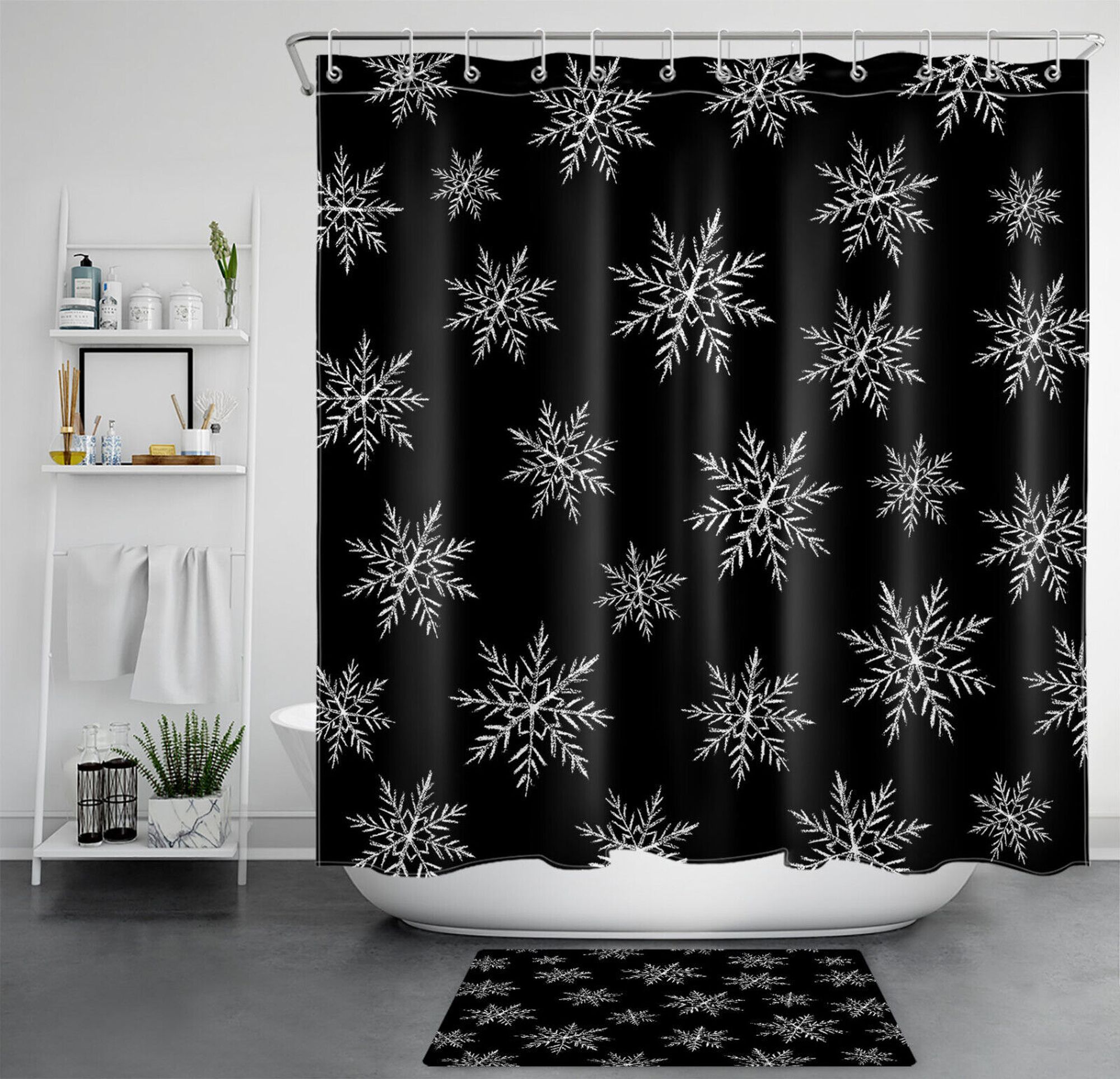 Winter Wonderland Shower Curtain Transform Your Bathroom into a