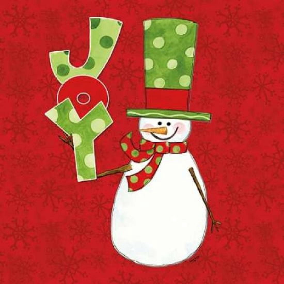 Winter Wonderland Snowmen III Canvas Art - Tara Reed (24 x 24)