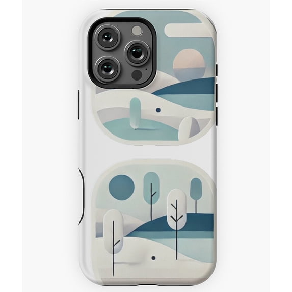 Winter Wonderland Snowy Season Gift Phone Case for iPhone 16 15 14 13 12 11 Pro Max Trendy Phone M97
