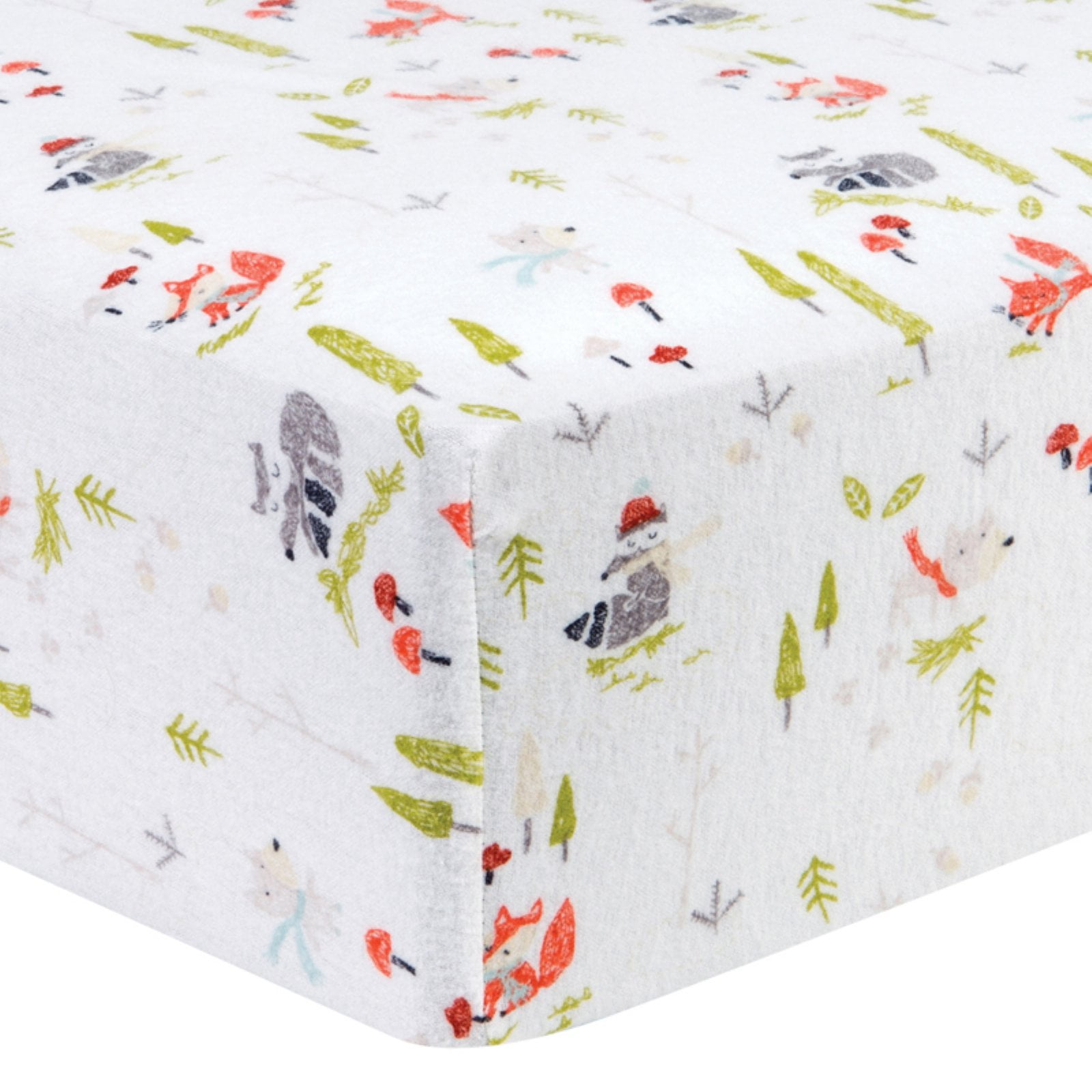 Winter Woods Deluxe Flannel Fitted Crib Sheet