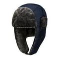 thumbnail image 1 of Winter Wool Ear Hat Women Warm Trapper Ushanka Cap Outdoor Ski Hat Ear Cover Blusher Hat Thermal Retention Hat Adults Winter Hat Plaid Hat Women Furry Hat Scuttle Hat Winter Mens Hat Snowboarding Hats, 1 of 2