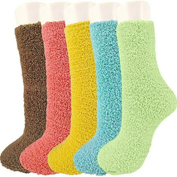 TBWNWG Winter Wool Socks for Women Extreme Cold Weather Thermal Insulated Heavy Duty Knitted Footwear,Sizes One Size