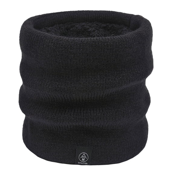 Winter Woolen Warm Women Ski Scarf Cold Weather Knit Bib Double Bib for Outdoors Activities