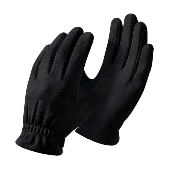 Winter Work Gloves Insulated Snow Cold Proof Leather Thick Thermal Imitation Lambswool Extra Grip Flexible Warm for Men Women Farming Ranching Construction, 1 Pair of Touchscreen Warm Gloves