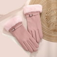 thumbnail image 1 of Winter Work Gloves New Reflective Zipper Gloves Thick Warm Windproof Men and Women Cycling Driving Car Skiing Outdoor Gloves Style B-152 Pinky One Size, 1 of 2