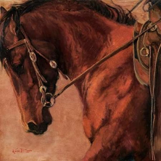 Winter Workout Canvas Art - Karen Bonnie (24 x 24)