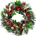 thumbnail image 1 of Winter Wreath Decorations,20 inch Christmas Front Door Wreaths, 1 of 5