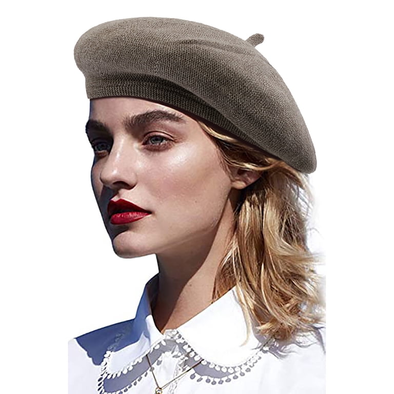 Winter Yellow Lady Beret Autumn Lightweight Breathable  display picture 1