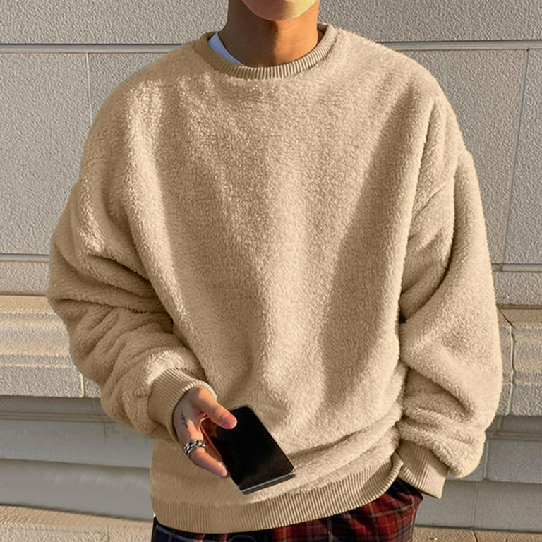 Street Solid Color O Neck Sweaters Street Solid Color O Neck Sweaters