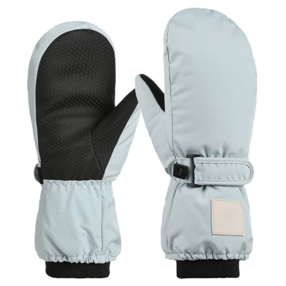 Winter Youth Winter Sports for Kids Insulated Mittens with Touchscreen Compatibility and Grips for Outdoor Skiing Cycling